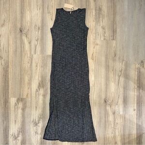 NWT SuperTrash ST Studio Sleeveless Ladder Structure Maxi Dress Navy Size S